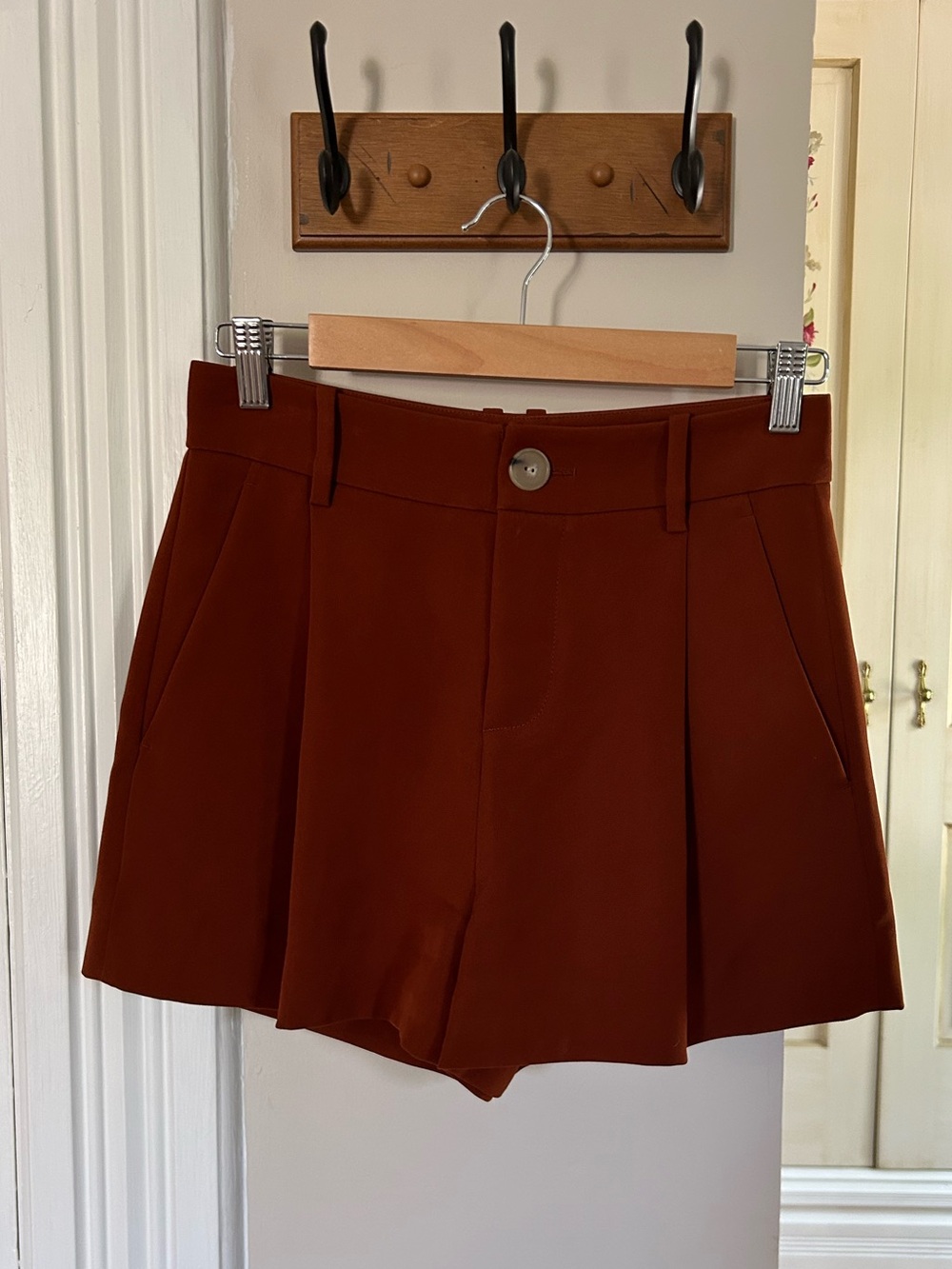 Vince pleated dress shorts